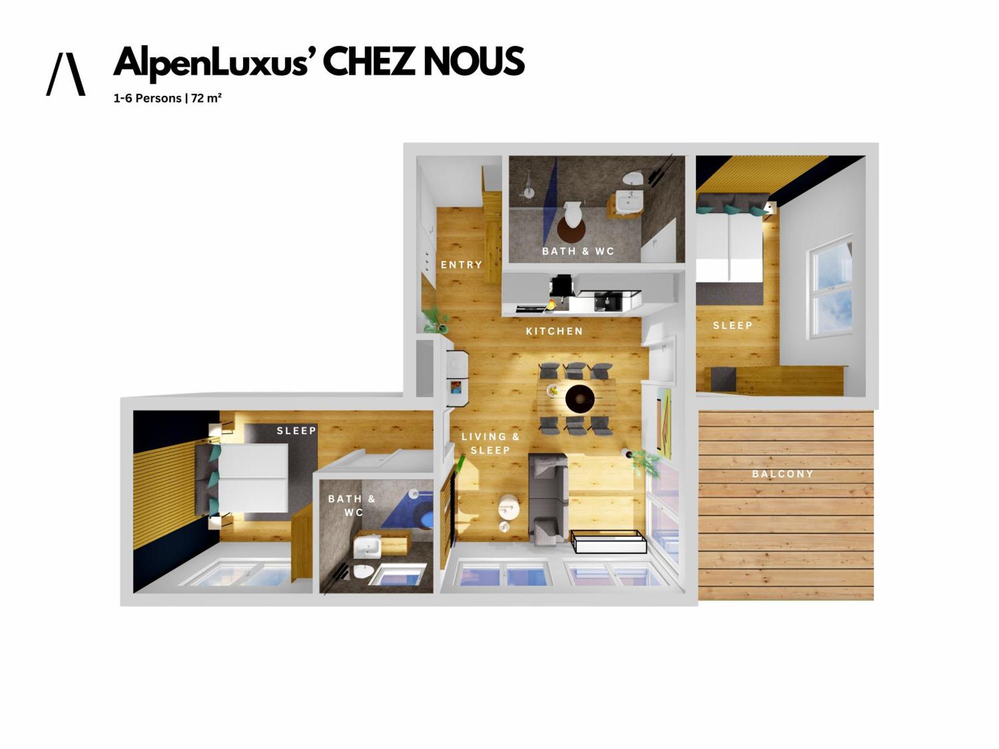 Chez Nous - Balcony Und Car Park By Alpenluxus Appartements Fügen Esterno foto